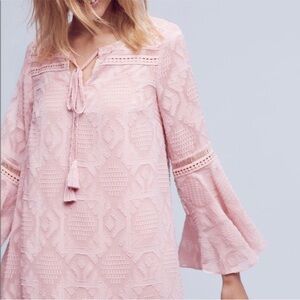 Anthropologie Floreat Esme Embroidered Peasant Dress